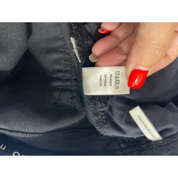 LOFT Ann Taylor trousers pants women's 8 waist size 29 black fine corduroy jeans - Picture 12 of 16